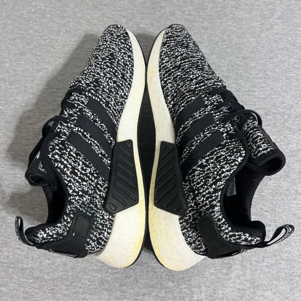 Adidas NMD R2‎ Oreo Running Shoes Mens Size 12 Sneakers B22631